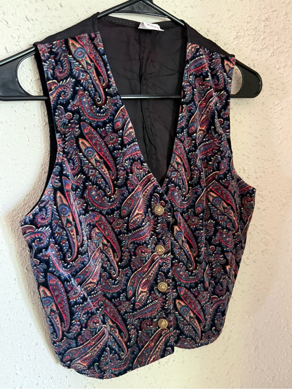 Vintage Wrangler Paisley Vest